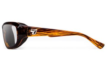 Image of 7Eye by Panoptix Airshield Aspen Sunglasses, RX Ready, Sunset Tortoise Frame, SharpView Clear Lens, S-M 330640
