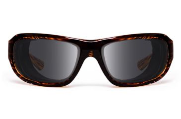 Image of 7Eye by Panoptix Airshield Aspen Sunglasses, RX Ready, Sunset Tortoise Frame, SharpView Polarized Gray Lens, S-M 330653