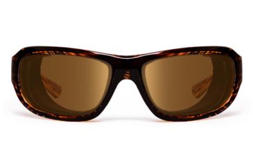 Image of 7Eye by Panoptix Airshield Aspen Sunglasses, RX Ready, Sunset Tortoise Frame, SharpView Polarized Copper Lens, S-M 330654