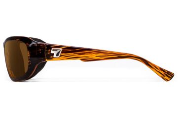 Image of 7Eye by Panoptix Airshield Aspen Sunglasses, RX Ready, Sunset Tortoise Frame, SharpView Polarized Copper Lens, S-M 330654