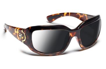 Image of 7 Eye Women's Leveche Sunglasses, DARKshift Extra Dark Photochromic Lens, Light Tortoise Frame, S-M 446016