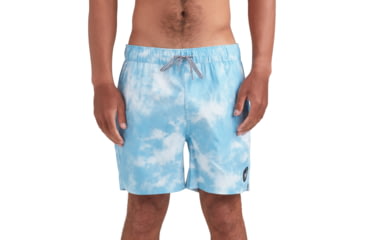 Image of Body Glove Swoosh 17 Elastic Waist Swim Short - Blue 3C9D3FD1, L, Blue, GRV1017-BLU-L