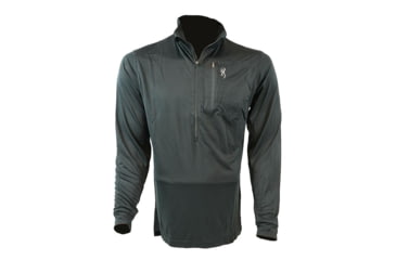 Image of Browning Early Season 3/4 Zip Shirt Black S D0CC8B48, QH3010569901
