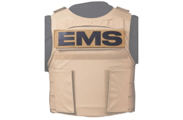 Image of Ace Link Armor EMS Patch, Black On Coyote, B-TG-ID-EMS-BLK-CBR