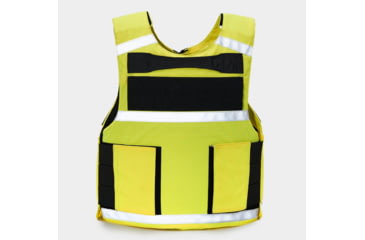 Image of Ace Link Armor High Visibility Vest Carrier, Yellow, Large, B-CR-HIVIS-YEL-3-L