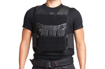 Image of Ace Link Armor Skeletac Hybrid Vest Carrier, Black, Medium, B-CR-HY-BLK-2-M