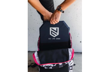 Image of Ace Link Armor Backpack Armor Panel Level lllA Stab1 Protection, Black, 8x10in, A-SAP-3AS1-0810