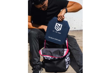 Image of Ace Link Armor Backpack Armor Panel Level lllA Stab1 Protection, Black, 8x10in, A-SAP-3AS1-0810