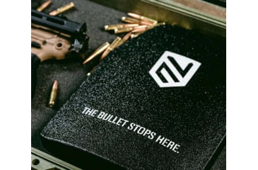 Image of Ace Link Armor Level lllA Armor Handgun Plate, Black, 10x12in, B-AP-3A-1012-PE-SC