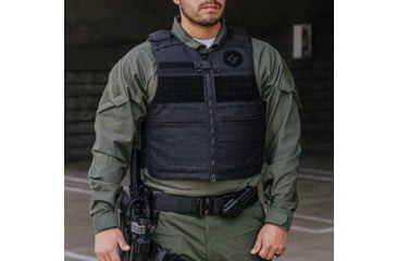 Image of Ace Link Armor Patrol Laser Cut Vest, Black, Small, B-CR-PTLC-BLK-1-S