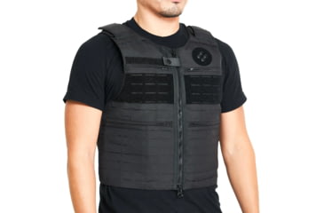 Image of Ace Link Armor Patrol Laser Cut Vest, Black, Small, B-CR-PTLC-BLK-1-S