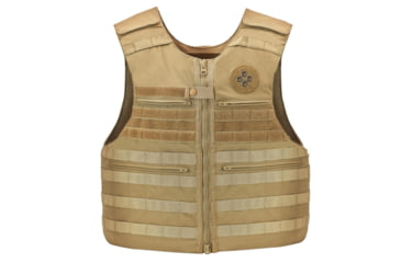 Image of Ace Link Armor Patrol Vest Carrier, Coyote Brown, Medium, B-CR-PT-CBR-2-M