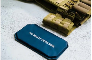Image of Ace Link Armor Level 3A Side Armor Insert Plate, Regular Aramid, Blue, 6x13in, A-SAP-3A-0613