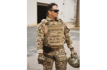 Image of Ace Link Armor Quadrelease Ultra 2.0 Plate Carrier Only, Camo, XL, B-PC-QRU-CM-XL-ML