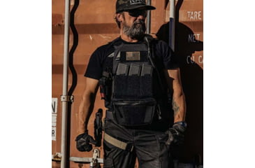 Image of Ace Link Armor React Plate Carrier, Black, Large, B-PC-REA-BLK-2-L