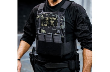 Image of Ace Link Armor React Plate Carrier, Black Multicam, Medium, B-PC-REA-MCB-1-M