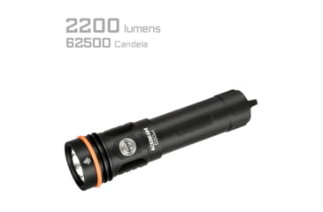 Image of Acebeam D20 1 x 18650/ 21700 CREE XHP35 HD LED Dive Light, 2200 Lumens, Black, D20 2.0