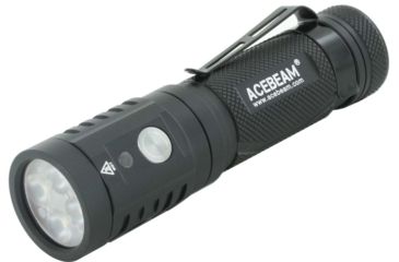 Image of Acebeam EC65 1 x 21700 4 x Nichia 90+ CRI LED Rechargeable Flashlight, 2500 Lumens, Black, EC65-Nichia