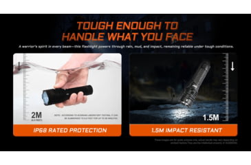 Image of Acebeam EC90 Long Range 21700 USB-C Rechargeable Battery 4300 Lumens LED EDC Flashlight, Black, EC90 Black