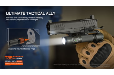 Image of Acebeam T35 Compact Tactical Flashlight, Black, T35