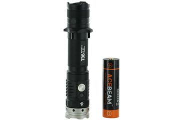 Image of Acebeam T36 1 x 21700/ 18650 CREE XHP35 HI LED Rechargeable Flashlight, 2000 Lumens, Hunting Kit, Black, T36-H-KIT