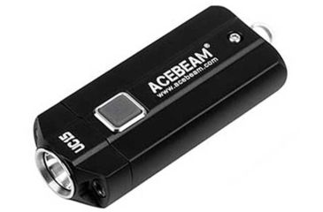 Image of Acebeam UC15 2 x 10440/ AAA CREE XP-L HD LED Keychain Flashlight, 1000 Lumens, Black, UC15-BLACK