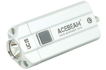 Image of Acebeam UC15 2 x 10440/ AAA CREE XP-L HD LED Keychain Flashlight, 1000 Lumens, Silver, UC15-SILVER