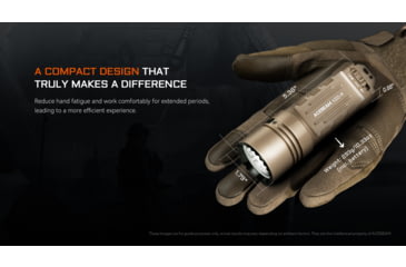 Image of Acebeam X20-R 18650 Li-ion 10000 Lumens LED Flashlight, Desert, X20-R Desert