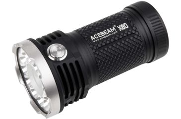 Image of Acebeam X80 CRI 4 x 18650 1 x High CRI COB/ 12 x Red LED Flashlight, 4500 Lumens, Black, X80-CRI