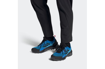 Image of Adidas Terrex Ax4 Hiking Shoes - Men's, Blue Rush/Core Black/Turbo, 11.5, GZ3009-11-5