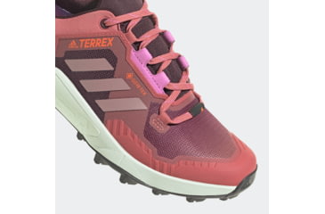 Image of Adidas Terrex Swift R3 GTX Hiking Shoes - Women's, Wonder Red/Wonder Oxide/Pulse Lilac, 9.5, GY8618-9-5