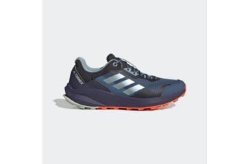 Image of Adidas Terrex Trailrider Shoes - Men's, Wonder Steel/Magic Grey Met/Impact Orange, 11.5, GW5535-11-5