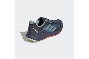 Image of Adidas Terrex Trailrider Shoes - Men's, Wonder Steel/Magic Grey Met/Impact Orange, 11.5, GW5535-11-5