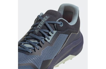 Image of Adidas Terrex Trailrider Shoes - Men's, Wonder Steel/Magic Grey Met/Impact Orange, 11.5, GW5535-11-5