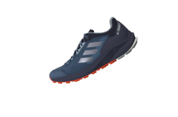 Image of Adidas Terrex Trailrider Shoes - Men's, Wonder Steel/Magic Grey Met/Impact Orange, 11.5, GW5535-11-5