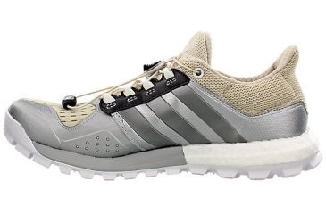 Image of Adidas Terrex Adistar Raven Boost Trail Running Shoe - Women's-Brown/Iron/Silver-Medium-8