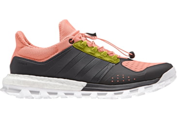 Image of Adidas Terrex Adistar Raven Boost Trail Running Shoe - Women's-Sun/Black/Lime-Medium-10