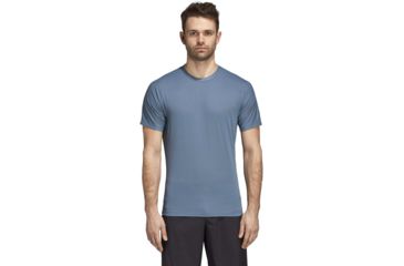 Image of Adidas Terrex Agravic Parley Tee - Mens, Raw Steel, 2XL, CY8687-2XL