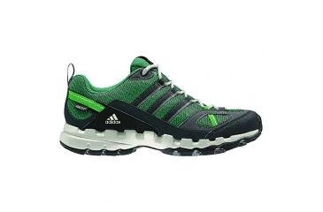 Image of Adidas Terrex AX 1 GTX Hiking Shoe - Women's-Grey/Blk/Blaze Green-6 US