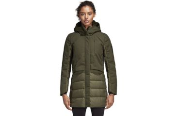 Image of Adidas Terrex Climawarm Jacket - Women's, Night Cargo, Extra Small, CY8646-XS