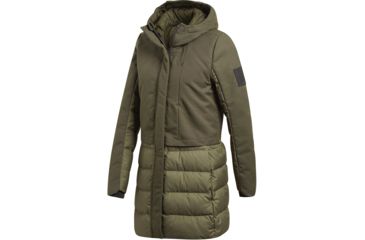 Image of Adidas Terrex Climawarm Jacket - Women's, Night Cargo, Extra Small, CY8646-XS