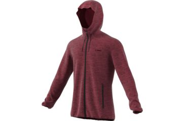 Image of Adidas Terrex Demo, CTC Hooded Fleece Jacket - Men's, Active Maroon, Medium DZ5970-M-DEMO