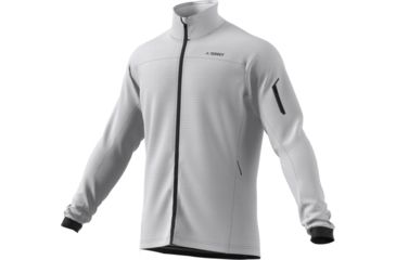 Image of Adidas Terrex Demo, Stockhorn Fleece Jacket II - Men's, Grey Two, Medium DZ5958-M-DEMO
