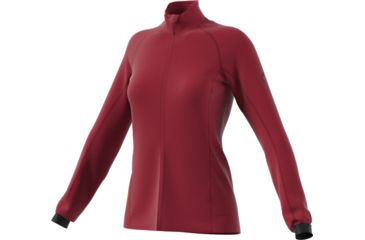 Image of Adidas Terrex Demo, Stockhorn Fleece Jacket II - Women's, Active Maroon, Small, DZ0766-S-DEMO