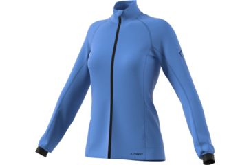 Image of Adidas Terrex Demo, Stockhorn Fleece Jacket II - Women's, Real Blue, Small, DZ0767-S-DEMO