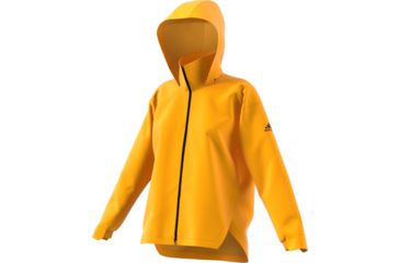 Image of Adidas Terrex Demo, Urban Climaproof Rain Jacket - Women's, Active Gold, Small, DZ1491-S-DEMO