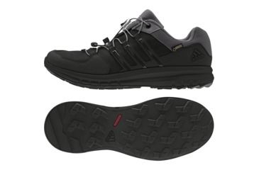 Image of Adidas Terrex Duramo Cross X GTX Trail Running Shoe - Men's-Black/Grey-Medium-8 US