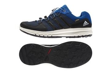 Image of Adidas Terrex Duramo Cross X GTX Trail Running Shoe - Men's-Navy/Blk/Blue-Medium-8 US