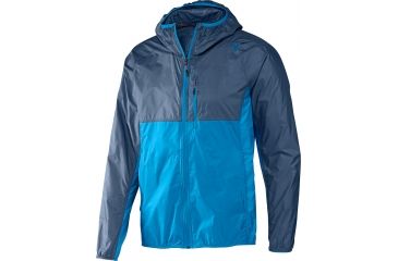 Image of Adidas Terrex Edo Light Wind Jacket - Mens-Vista Blue/Solar Blue-Small