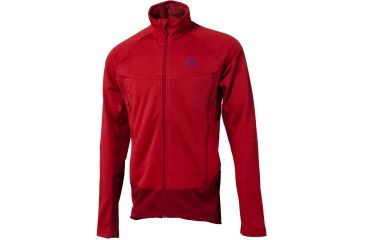 Image of Adidas Terrex Hiking Fleece Jacket - Men's-LigScarlet/Craft Red/Power Purple-Large